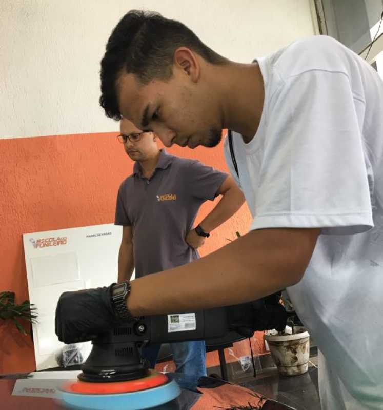 Curso Presencial de Polimento Técnico Automotivo Vila Carrão - Curso de Polimento Técnico Automotivo